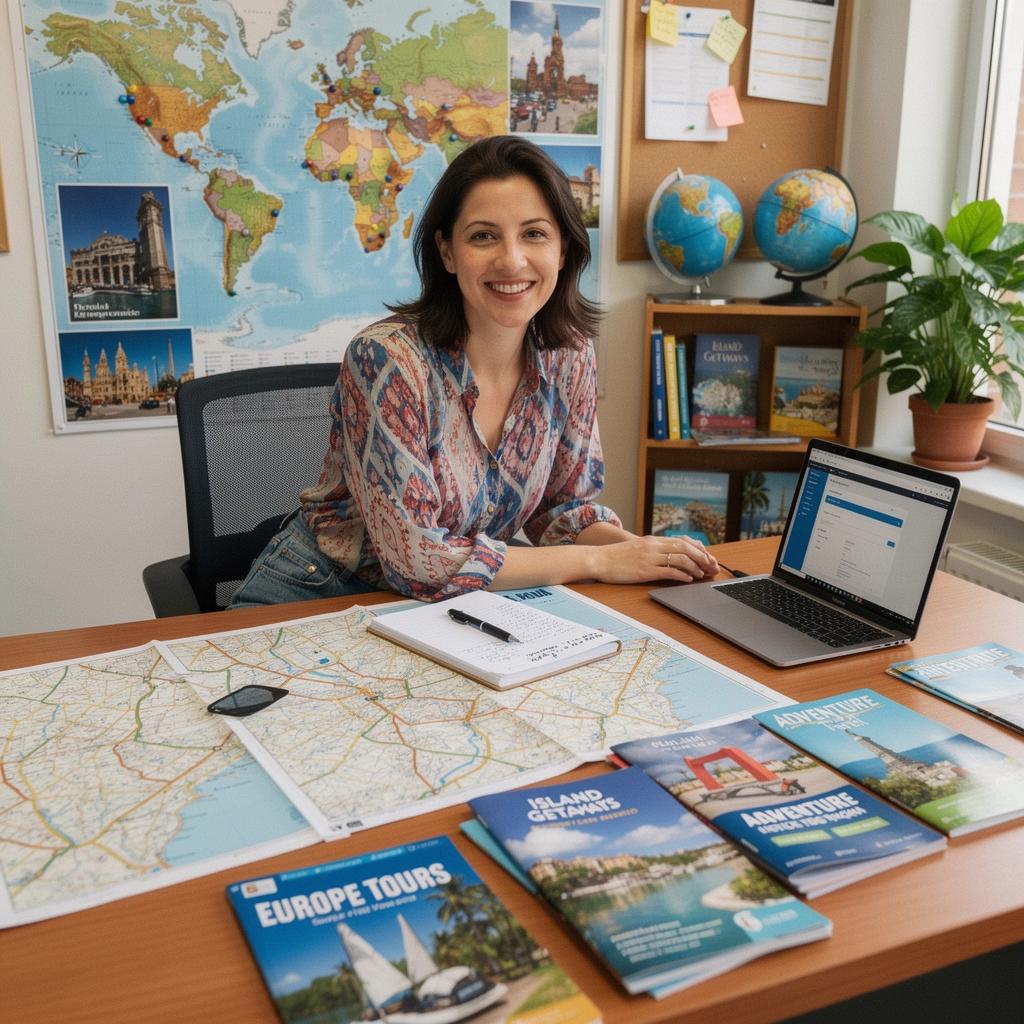 Городская улица с уникальной архитектурой и магазинами для туристов